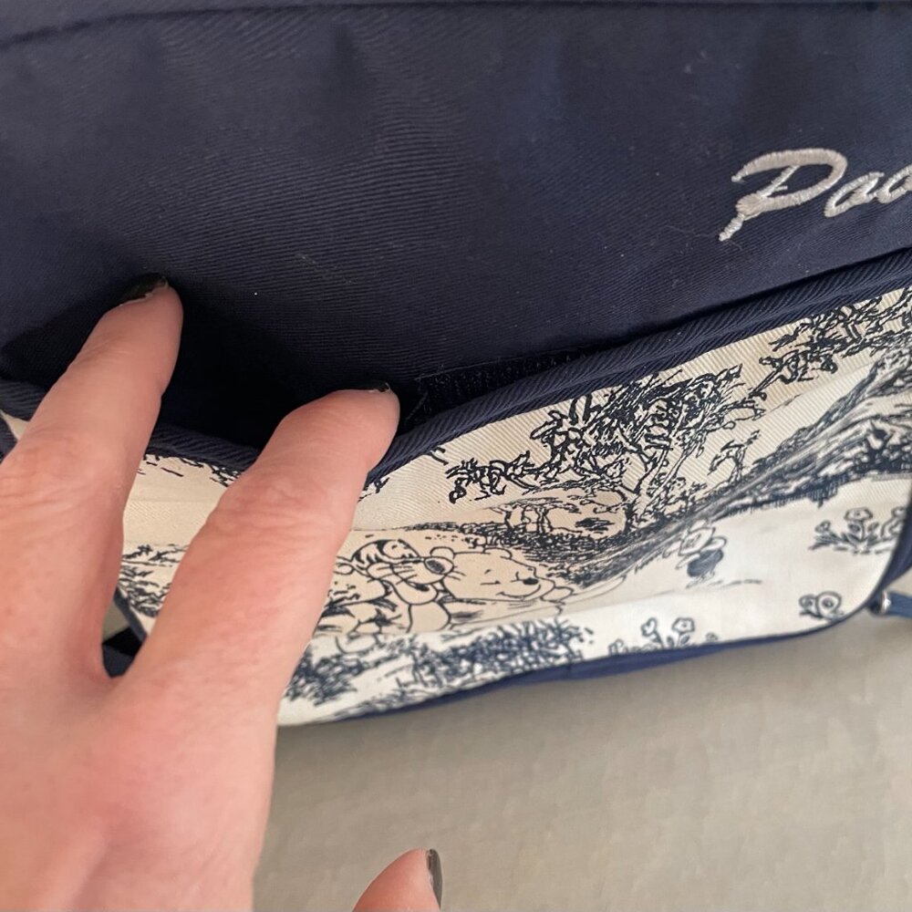 Disney Blue and White Crossbody Bag with Urban Design - Picture 7 of 16